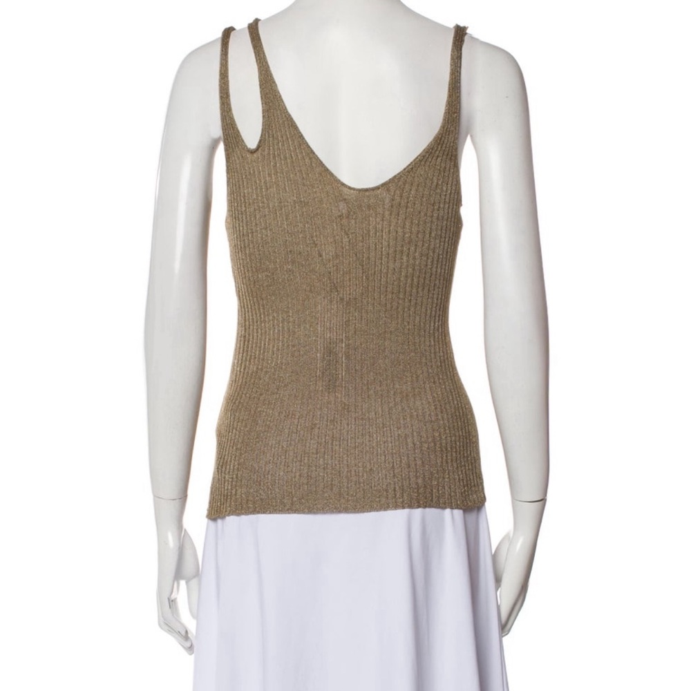Jonathan Simkhai Metallic Ribbed Tank - Picture 8 of 12